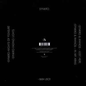 Image of Back Cover of 12" - VG/VG+ - SYNKRO, Lost Here EP (Apollo ; AMB1320, Belgium 2013, Picture Sleeve), sticker on sleeve top right,  - 2346047S