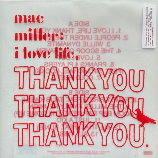 Image of Front Cover of LP - EX/EX - MAC MILLER, I Love Life, Thank You (Rostrum Records; RSTRM700, US 2025 Reissue, Printed Plastic Sleeve, Clear Vinyl), ,  - 2316014C