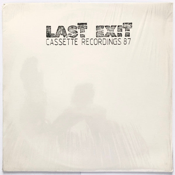 Image of Front Cover of LP - VG+/VG+ - LAST EXIT, Cassette Recordings 87 (Celluloid; CELL 6140, US 1988, Picture Sleeve), Still In Opened Shrinkwrap,  - 2326020E