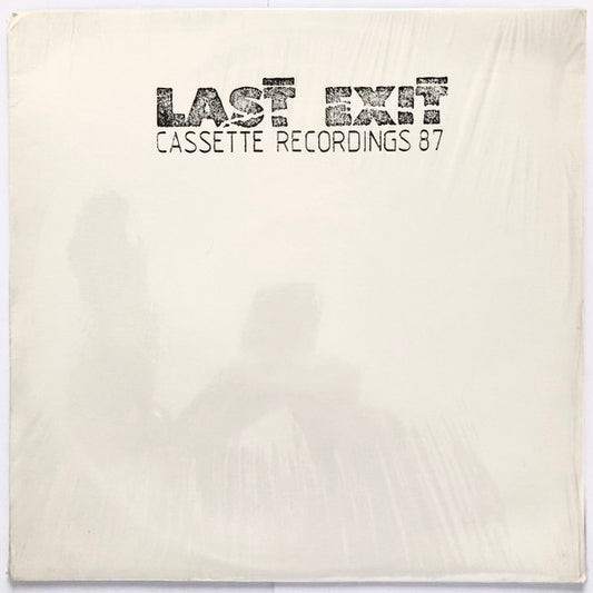 Image of Front Cover of LP - VG+/VG+ - LAST EXIT, Cassette Recordings 87 (Celluloid; CELL 6140, US 1988, Picture Sleeve), Still In Opened Shrinkwrap,  - 2326020E