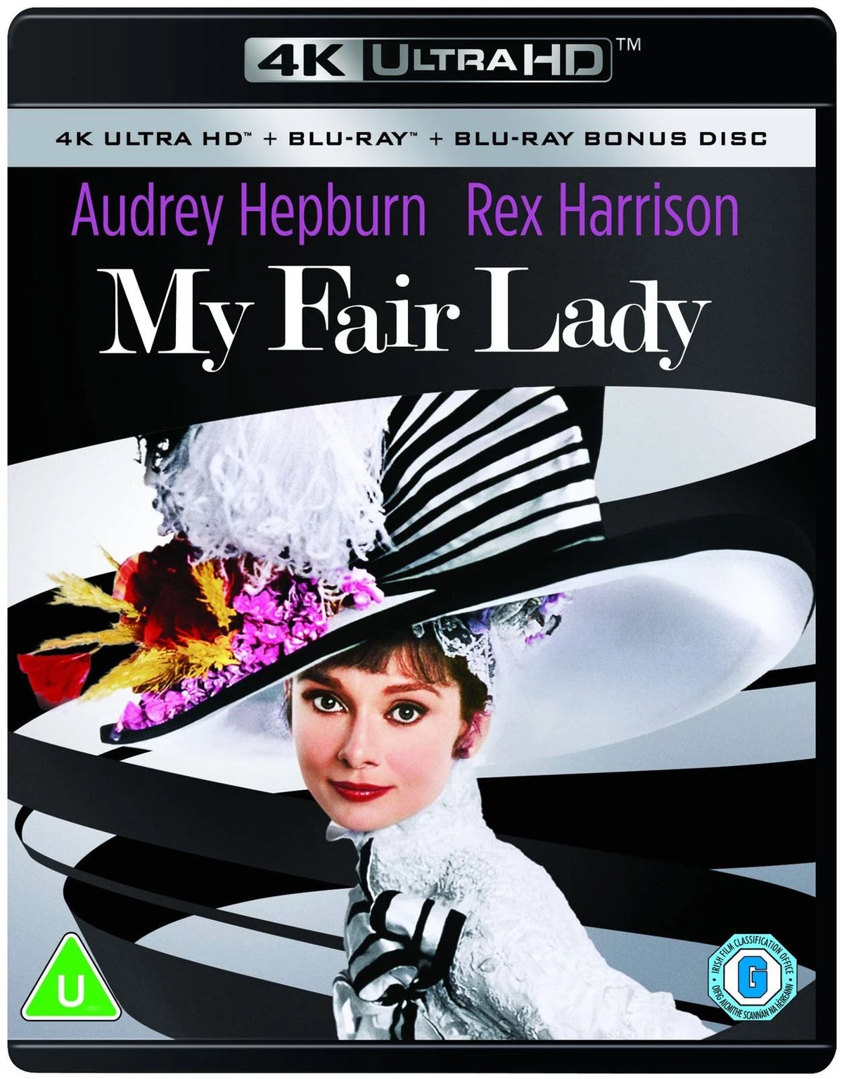 Image of Front Cover of 3xBlu-Ray - VG+/VG+ - AUDREY HEPBURN, My Fair Lady (Paramount; 5320134, Japan 2021, 4K HD + 2 Blu ray), ,  - 2236167E