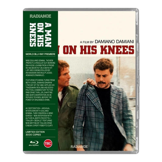 Image of Front Cover of Blu-Ray - VG+/VG+ - DAMIANO DAMIANI, A Man On His Knees (Radiance; 81, UK , Booklet, Limited Edition 3000 copies ), ,  - 2236168E