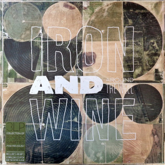 Image of Front Cover of 2xLP - VG+/VG - IRON AND WINE, Around The Well (Sub Pop; SP 808, US 2009, Insert, With Etched 12"), Still In Opened Shrinkwrap With Hype Sticker,  - 2316025C