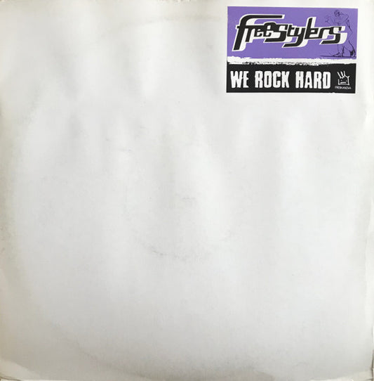 Image of Front Cover of 3x12" - VG/VG - FREESTYLERS, We Rock Hard (Freskanova; FNTLP4, UK 1998, White Label), A few surface marks but hairlines only. No sticker, A1	Freestyle NoizeA2	The DarksideB1	We Rock HardB2	Here We GoC1	Drop The Boom/Don't StopC2	Hold Up Your HandsD1	RuffneckD2	Breaker Beats Parts 1 & 2E1	B-Boy StanceE2	WarningF1	Dancehall VibesF2	Feel The Panic - 2326025E