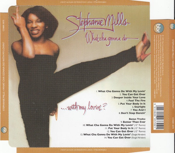 Image of Back Cover of CD - VG+/VG+ - STEPHANIE MILLS, What Cha Gonna Do With My Lovin' (Big Break Records; CDBBR 0070, UK & Europe 2011 Reissue, Super Jewel case), ,  - 3516574C