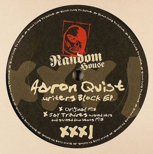 Image of Front Cover of 12" - /VG - AARON QUIST, Writers Block EP (Random House; RH 001, US 2004), light marks only,  - 2346066S