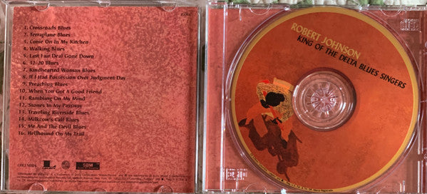 Image of Back Cover of CD - VG+/VG+ - ROBERT JOHNSON, King Of The Delta Blues Singers (Columbia; CK 52944, US 1993, Special 24-Karat Gold Disc), ,  - 2356008S