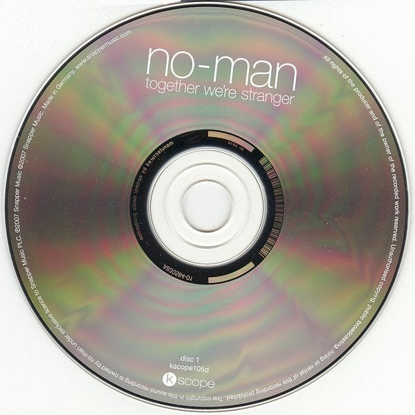 Image of Label Cover of 2xCD - VG+/EX - NO-MAN, Together We're Stranger (Kscope; kscope105d, UK 2007 Reissue, Super Jewel case), Opened Instore,  - 2316040C