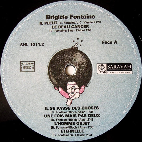 Image of Back Cover of LP - VG+/VG - BRIGITTE FONTAINE, Brigitte Fontaine Est... ? (Saravah; SHL 1011/2, France 1991 Reissue, Gatefold), ,  - 2316031C