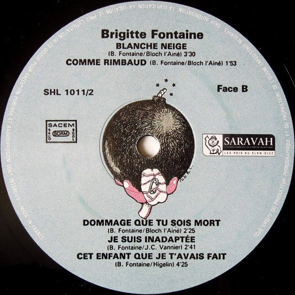 Image of Label Cover of LP - VG+/VG - BRIGITTE FONTAINE, Brigitte Fontaine Est... ? (Saravah; SHL 1011/2, France 1991 Reissue, Gatefold), ,  - 2316031C