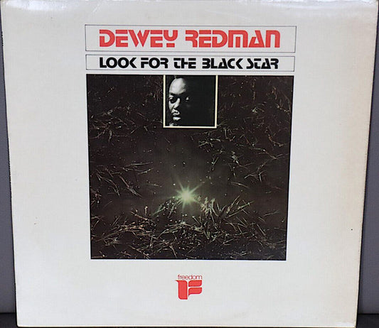 Image of Front Cover of LP - VG/VG - DEWEY REDMAN, Look For The Black Star (Freedom; FLP 40125, UK 1975), A few light hairlines.,  - 2326029E