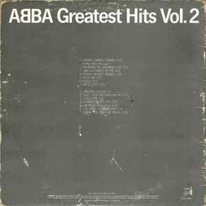 Image of Back Cover of LP - G+/G+ - ABBA, Greatest Hits Vol. 2 (Epic; EPC 10017, Netherlands 1979, Gatefold, Inner, Netherlands Pressing and Sleeve), Hairlines and storage marks. Inner has marks. Sleeve is scuffed with damage to corners and creasing.,  - 2316123C