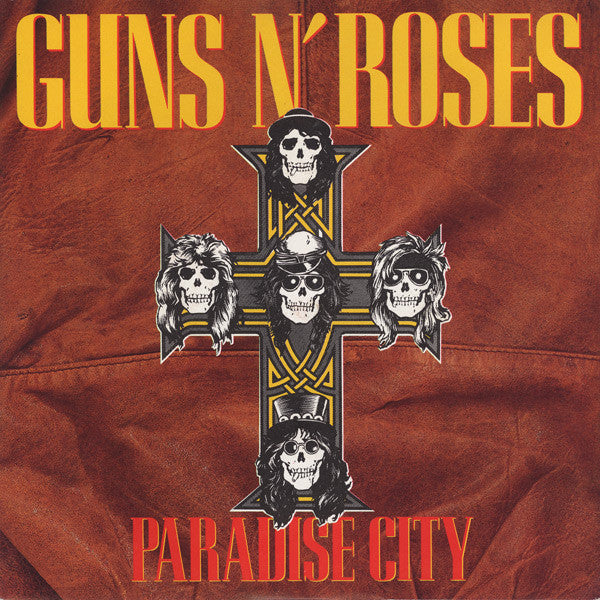 Image of Front Cover of 7" - VG/VG - GUNS N' ROSES, Paradise City (Geffen Records; GEF 50, UK 1989, Picture Sleeve), ,  - 2316049C