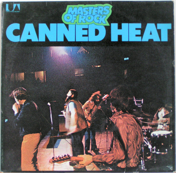 Image of Front Cover of LP - VG/VG - CANNED HEAT, Masters Of Rock (United Artists Records; 5C 054-92656, Netherlands 1974 Reissue), Some faint hairlines, writing on label. Sticker damage at top right of sleeve, corner + edge wear.,  - 2316128C