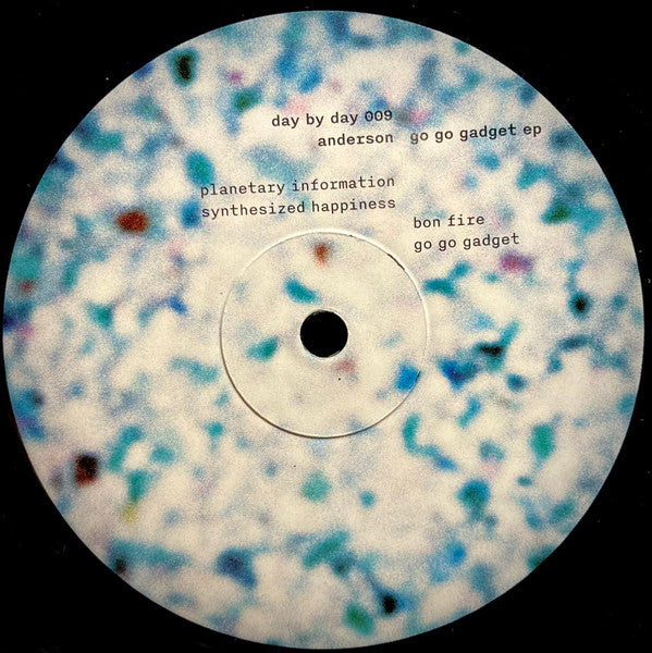 Image of Back Cover of 12" - VG+/VG+ - ANDERSON , Go Go Gadget EP (Day By Day; day by day 009, US 2022, Stamped Sleeve), hand-stamped sleeve,  - 2346087S