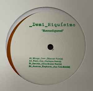 Image of Front Cover of 12" - /VG+ - DEMI RIQU SIMO, Reconfigured ll (Semi Delicious; SEMID 014, UK 2022), orange vinyl,  - 2346097S