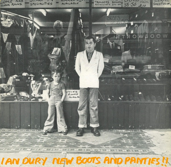 Image of Front Cover of LP - EX/VG+ - IAN DURY, New Boots And Panties!! (Stiff Records; 6.23319, Germany 1977, Inner), Still In Opened Shrinkwrap,  - 2316068C