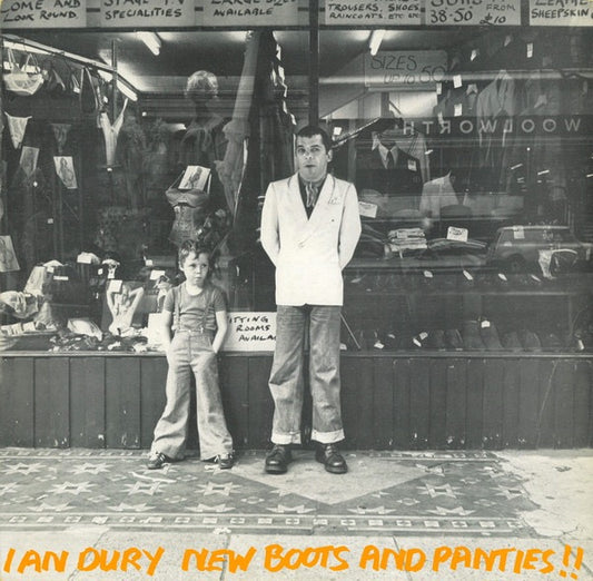 Image of Front Cover of LP - EX/VG+ - IAN DURY, New Boots And Panties!! (Stiff Records; 6.23319, Germany 1977, Inner), Still In Opened Shrinkwrap,  - 2316068C