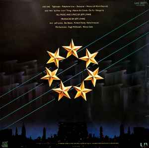 Image of Back Cover of LP - VG/VG+ - ELECTRIC LIGHT ORCHESTRA, A New World Record (Jet Records; UAG 30017, UK 1976, Embossed Laminated Sleeve, Inner With Straight Cut Corners at Top & Curved Corners at Bottom), Corner crease,  - 2346024S