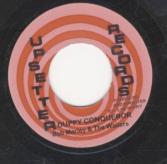 Image of Front Cover of 7" - /EX - BOB MARLEY & THE WAILERS, Duppy Conqueror (Upsetter Records; , UK 2021 Reissue), ,  - 2316144C