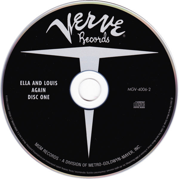 Image of Label Cover of 2xCD - VG+/VG+ - ELLA  AND LOUIS*, Ella And Louis Again (Verve Records; 60251703691, Europe 2006, Double Digipak, Booklet), ,  - 2336063E