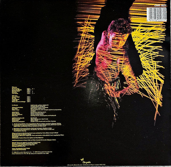 Image of Back Cover of 12" - VG/VG - ICEHOUSE, Measure For Measure (Chrysalis; CHR 1527, UK 1986), ,  - 2316057C