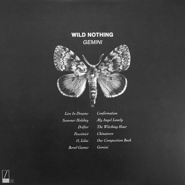 Image of Back Cover of LP - VG/VG - WILD NOTHING, Gemini (Captured Tracks; CT-68, US 2015 Reissue), Strong VG,  - 2316094C