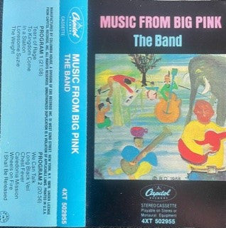 Image of Front Cover of Cassette - VG+/VG - THE BAND, Music From Big Pink (Capitol Records; 4XT 502955, US , J - Card), ,  - 2336080E
