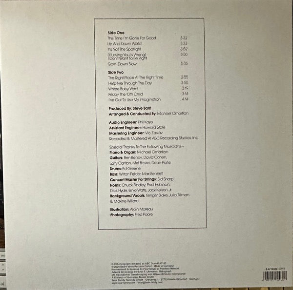 Image of Back Cover of LP - EX/VG+ - BOBBY BLUE BLAND, His California Album (Bear Family Records; BAF18036, Germany 2025 Reissue), Opened Instore,  - 2316246C