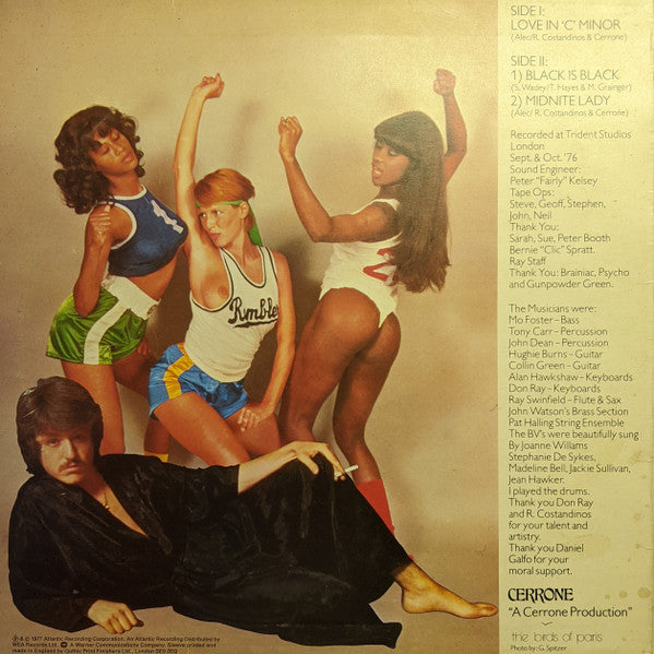 Image of Back Cover of LP - VG+/VG - CERRONE, Love In C Minor (Atlantic; K 50334, UK 1976), ,  - 2326052E