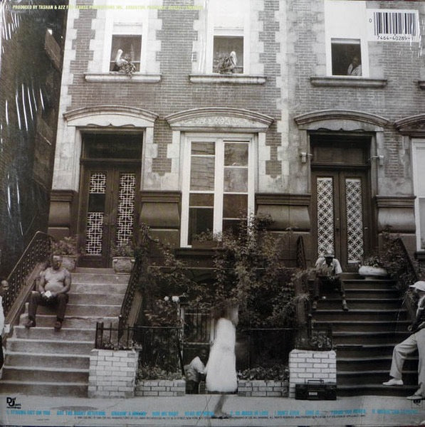 Image of Back Cover of LP - VG+/VG+ - TASHAN, Chasin' A Dream (Def Jam Recordings; BFC 40289, US 1986, Inner), Sleeve still in stickered shrink but hole punched. Disc is clean!,  - 2316292C