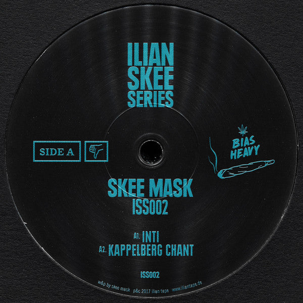 Image of Front Cover of LP - /VG+ - SKEE MASK, ISS002 (Ilian Tape; ISS002, Germany 2017, Plain Sleeve, Black Inner), ,  - 2326110E