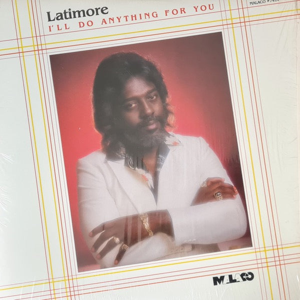 Image of Front Cover of LP - VG/VG - LATIMORE, I'll Do Anything For You (Malaco Records; MAL 7414, US 1983), Strong VG across the board.,  - 2316295C