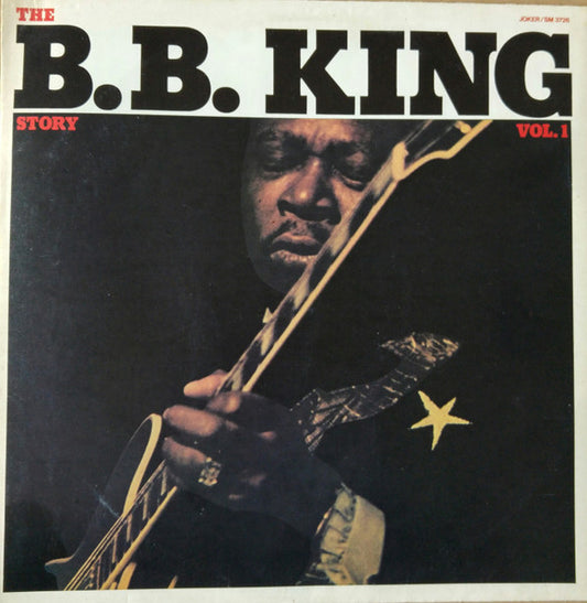 Image of Front Cover of LP - VG/VG+ - B.B. KING, The B.B. King Story Vol.1 (Joker; SM 3726, Italy 1970s Reissue), Sleeve has some wear, scuffs, a sticker ghost on front,  - 2316218C