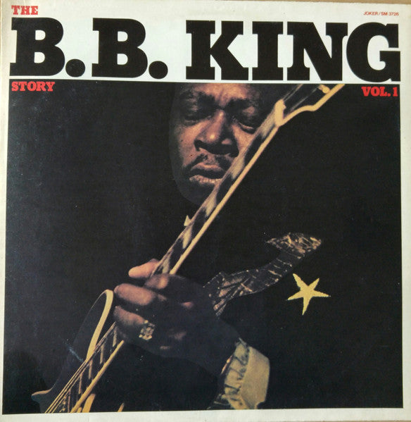 Image of Front Cover of LP - VG/VG+ - B.B. KING, The B.B. King Story Vol.1 (Joker; SM 3726, Italy 1970s Reissue), Sleeve has some wear, scuffs, a sticker ghost on front,  - 2316218C