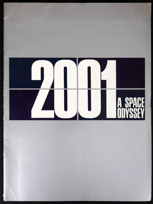Image of Front Cover of Book - VG/VG+ - STANLEY KUBRICK, 2001 A Space Odyssey ORIGINAL Movie Film Brochure Stanley Kubrick 1968 (,  1968, Paperback), Sleeve is close to VG+. Very nice copy especially for its age,  - 2336082E