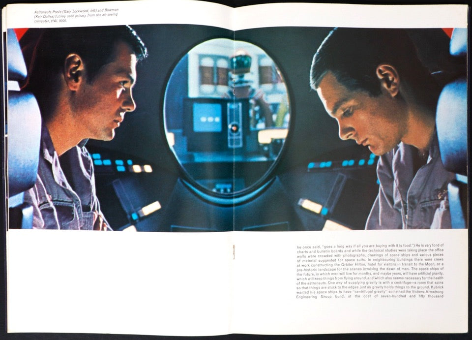 Image of Label Cover of Book - VG/VG+ - STANLEY KUBRICK, 2001 A Space Odyssey ORIGINAL Movie Film Brochure Stanley Kubrick 1968 (,  1968, Paperback), Sleeve is close to VG+. Very nice copy especially for its age,  - 2336082E