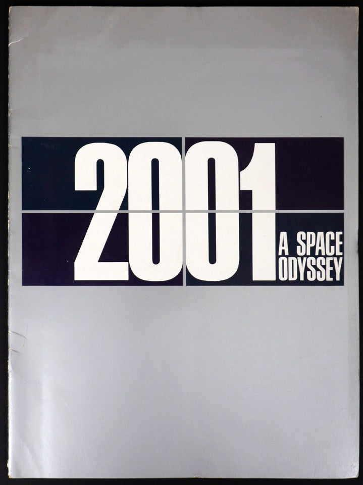 Image of Front Cover of Book - VG/VG+ - STANLEY KUBRICK, 2001 A Space Odyssey ORIGINAL Movie Film Brochure Stanley Kubrick 1968 (,  1968, Paperback), Sleeve is close to VG+. Very nice copy especially for its age,  - 2336082E