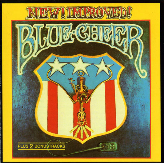 Image of Front Cover of CD - VG+/VG+ - BLUE CHEER, New! Improved! (Repertoire Records; IMS 7025, Germany 1994 Reissue, Jewel Case), ,  - 2316283C