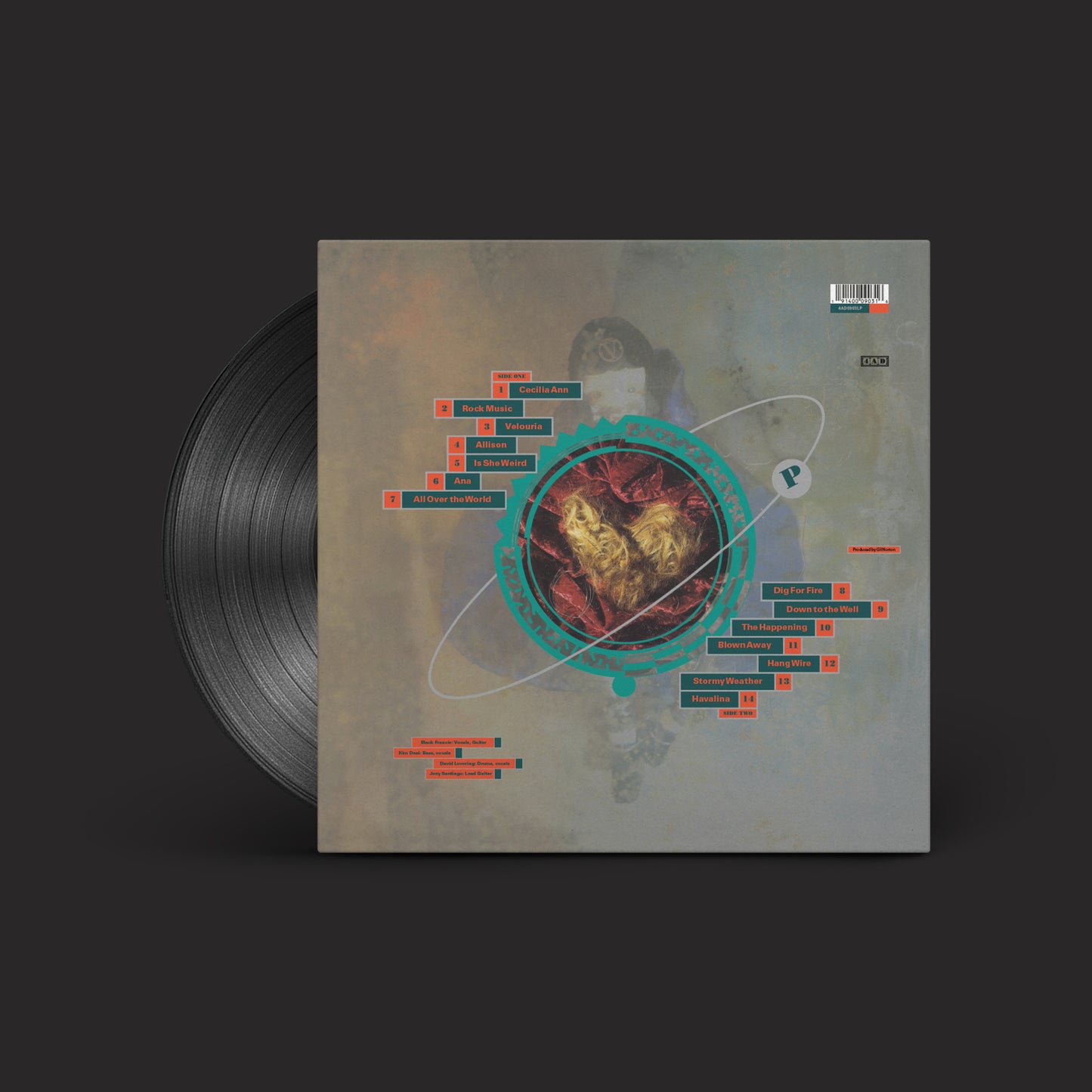 Image of Back Cover of LP - NEW/NEW - PIXIES, Bossanova (4AD; 4AD0903LP, UK 2026 Reissue, Standard Black Vinyl), ,  - 9403795C