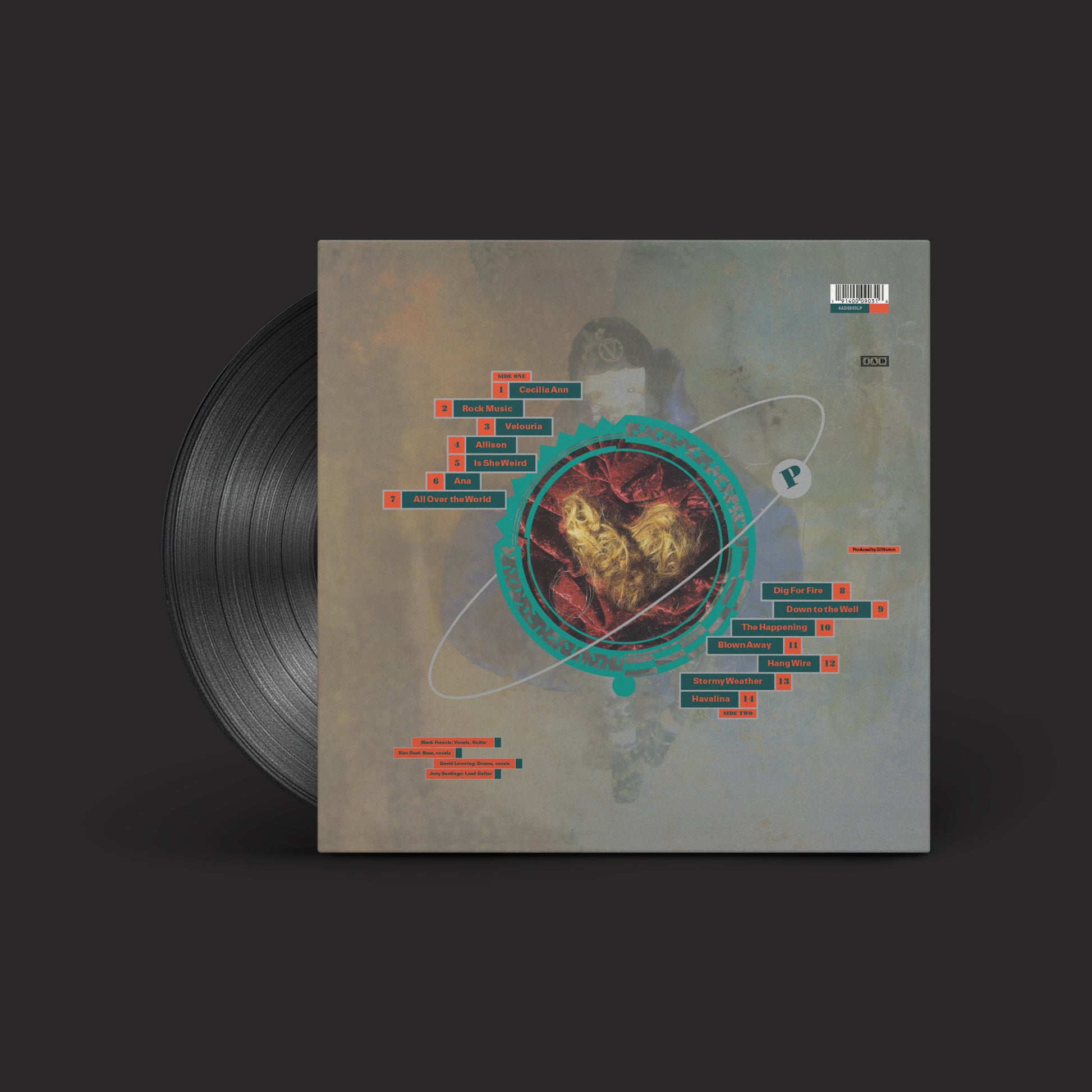 Image of Back Cover of LP - NEW/NEW - PIXIES, Bossanova (4AD; 4AD0903LP, UK 2026 Reissue, Standard Black Vinyl), ,  - 9403795C