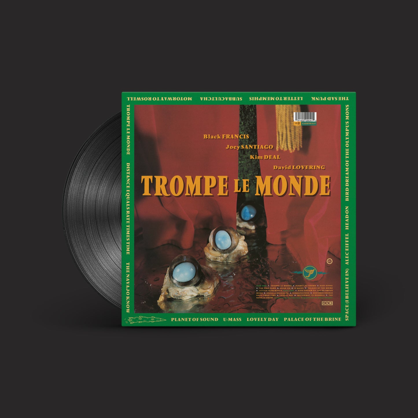 Image of Back Cover of LP - NEW/NEW - PIXIES, Trompe le Monde (4AD; 4AD0904LP, UK 2026 Reissue, Standard Black Vinyl), ,  - 9403800C
