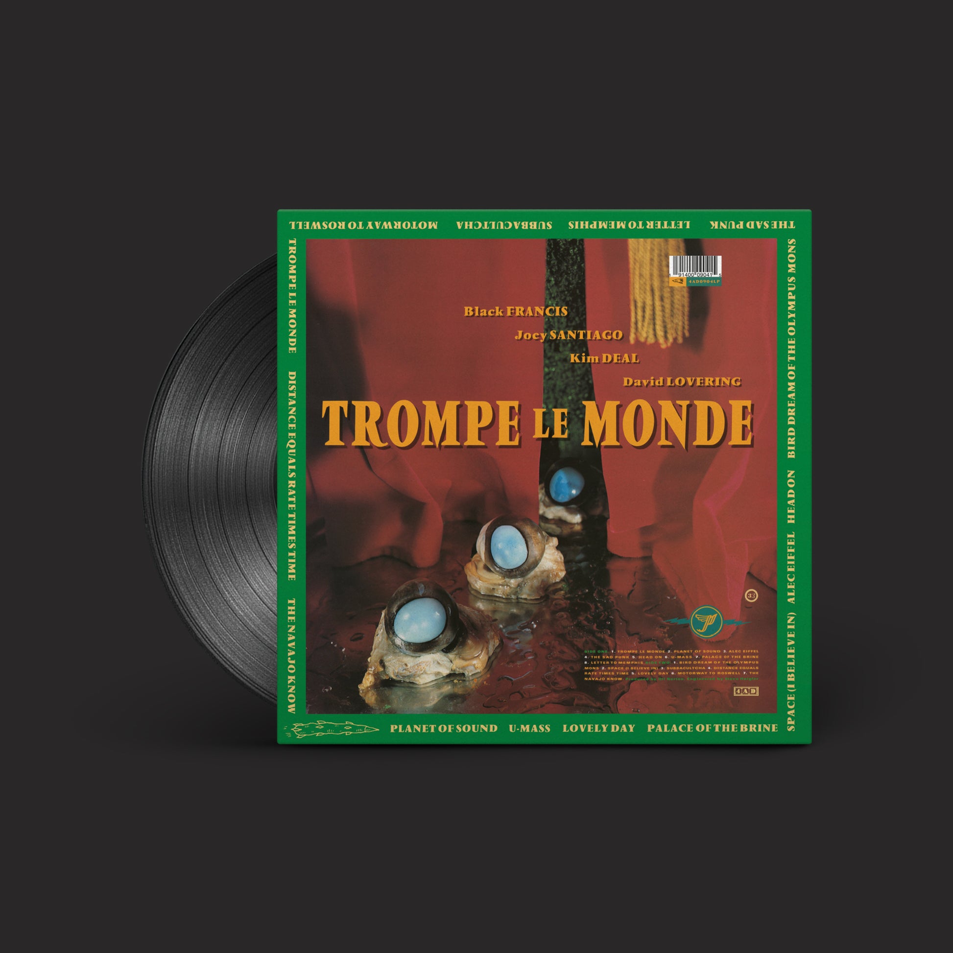 Image of Back Cover of LP - NEW/NEW - PIXIES, Trompe le Monde (4AD; 4AD0904LP, UK 2026 Reissue, Standard Black Vinyl), ,  - 9403800C