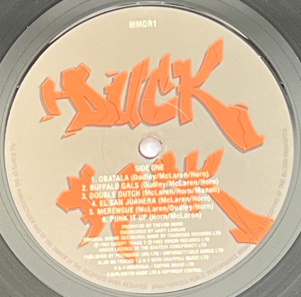 Image of Label Cover of 2xLP - VG+/VG+ - MALCOLM MCLAREN, Duck Rock (The State51 Conspiracy; MMDR1, UK 2023 Reissue, 2 Inners & Booklet, NO Print, Missing Promo Sticker with Limited Number, 40th Anniversary Edition, with Bonus 12"), ,  - 2346029S