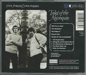 Image of Back Cover of CD - VG+/VG+ - JOHN SURMAN / JOHN WARREN, Tales Of The Algonquin (Deram; 844 883-2, UK 1998), ,  - 2336122E