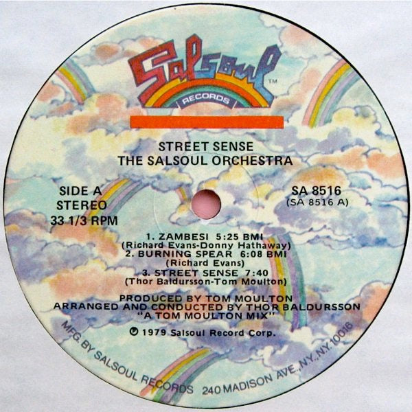 Image of Label Cover of LP - VG/VG - THE SALSOUL ORCHESTRA, Street Sense (Salsoul Records; SA 8516, US 1979), Strong VG to disc. Edge/corner wear to sleeve.,  - 2316304C