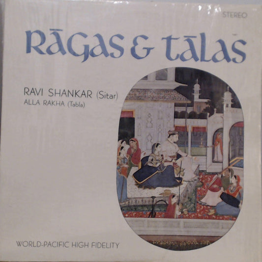 Image of Front Cover of LP - VG/VG - RAVI SHANKAR, ALLA RAKHA, R gas & T las (World Pacific Records; ST-1431, US Reissue, Company Inner), Record lightly fogged. Sleeve discoloured and lightly stained; inner discoloured, creased, ripped and written on ,  - 2316224C