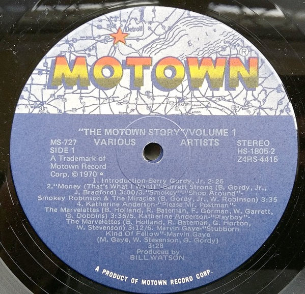 Image of Label Cover of 5xLP - VG/VG+ - VARIOUS, The Motown Story (Motown; MS 5-726, US 1970, Box Set), Shelf wear to box.,  - 2316308C