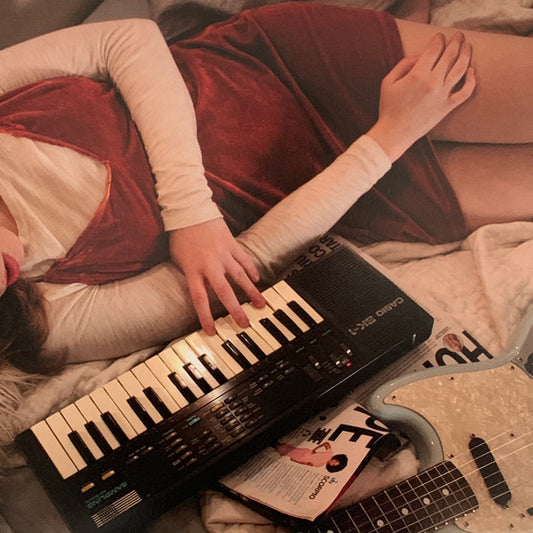Image of Front Cover of Mini-LP - EX/VG+ - SOCCER MOMMY, Collection (Fat Possum Records ; FP1640-5, US 2017, Inner, Gold Vinyl), Still In Stickered Shrinkwrap, Slight Fogging To Vinyl,  - 2326130E