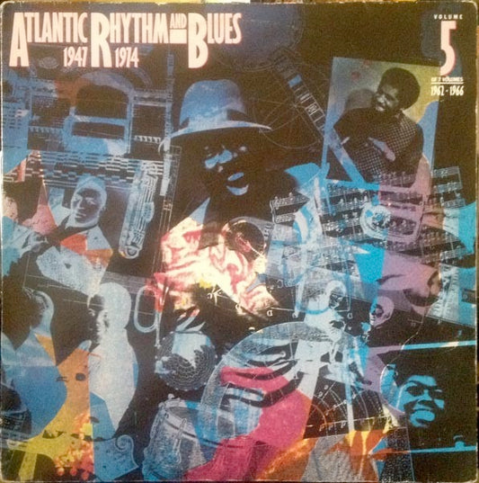 Image of Front Cover of 2xLP - VG/VG+ - VARIOUS, Atlantic Rhythm & Blues 1947-1974 (Volume 5 1962-1966) (Atlantic; 781 297-1, UK & Europe 1985, Gatefold), Sticker damage to sleeve.,  - 2316310C